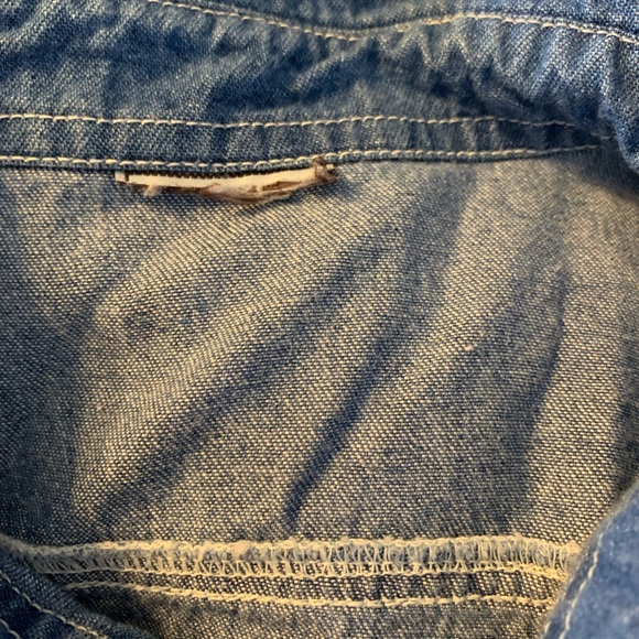 M&M Brand Button Down Denim Shirt - Picture 7 of 7